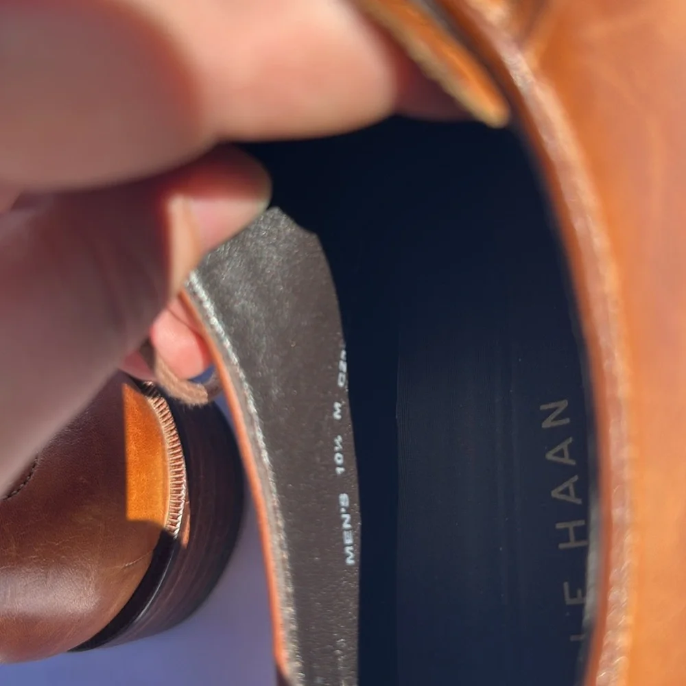 Cole Haan Grand.ØS Mens Brown Dress Shoe, Size 10.5 - Picture 8 of 9